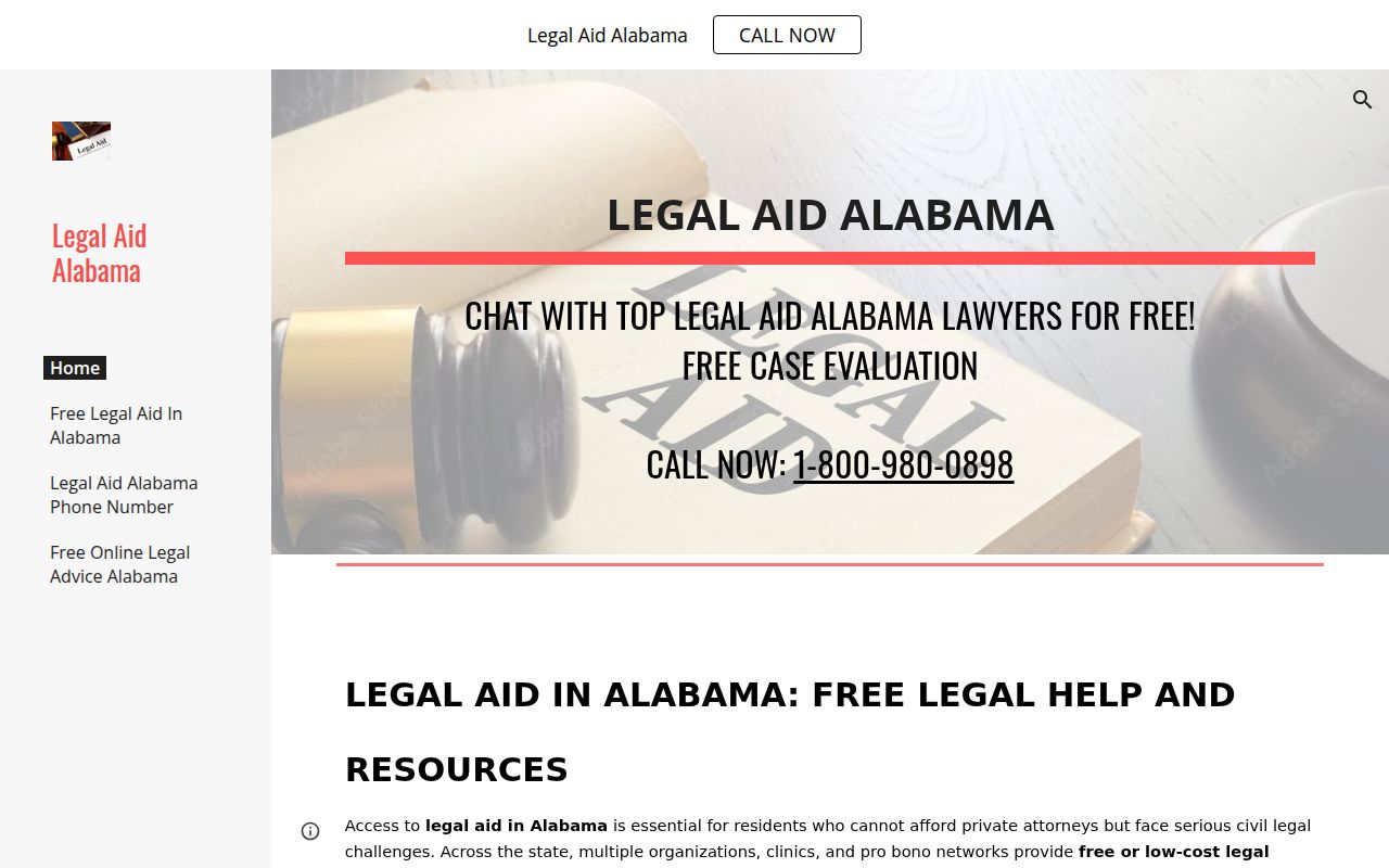 Legal Aid Alabama resources for Birmingham residents
